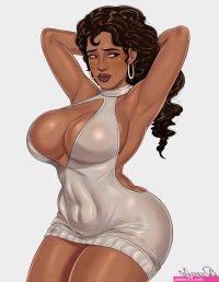 Gwen x Rio New Years celebration comic porn