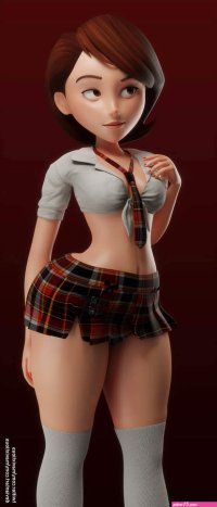 Helen Parr schoolgirl by mavixtious on DeviantArt