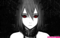 Anime Girl Black Eyes