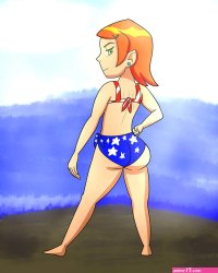 Gwen Tennyson 4th of July Swimsuit by ButLova on DeviantArt