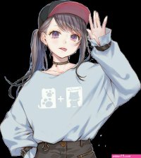 Download Girl Anime Aesthetic Free Clipart HQ HQ PNG Image FreePNGImg