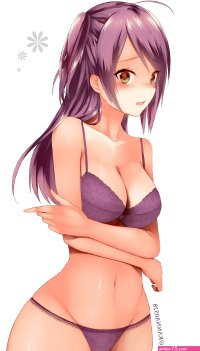 Wallpaper : long hair anime girls cartoon Kantai Collection black hair clea