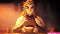 Download Stunning Demon Slayer Characters in Action Wallpaper