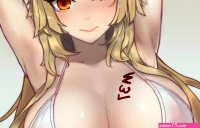 Anime blonde breast Best adult photos at