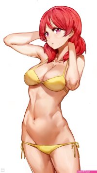 cleavage Yohan1754 anime anime girls portrait display Nishikino Maki Love