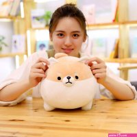 Lovely Fat Shiba Corgi Dog Plush Toys Stuffed Soft Kawaii Animal Cartoon Pillow