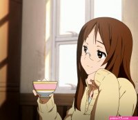 Anime girls drinking tea Animoe