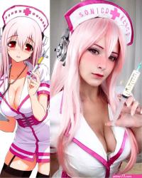 Real life Sonico Get this photoset starting at 10 on my