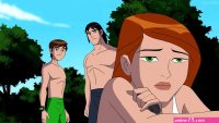 Kevin Levin and Ben Tennyson Shirtless Drawn Cartoon Boys
