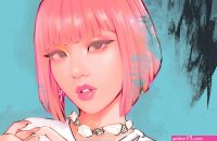 BLACKPINK Jisoo fanart Dibujos de chicas Arte disney Dibujos bonitos