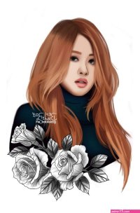 BLACKPINK FANART ROSÉ Rosé fanart Fan art Rosé blackpink
