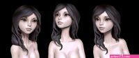 girl in plaid SpeedSculpt Olya Anufrieva Model face Art girl Girl