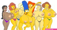 Simpsons marge big tits