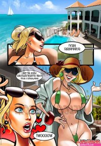 Porn comic Pleasure Mansion. Chapter 3. WC TF. Sex comic hot busty blonde Porn