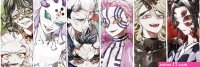 Demon Slayer : Kimetsu No Yaiba Villains Collab 2K wallpaper download