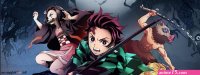 Demon Slayer: Kimetsu no Yaiba anime boy and girl characters poster 2K wallpaper