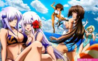 Anime Beaches muv-luv bikini Inia Sestina Cryska Barchenowa