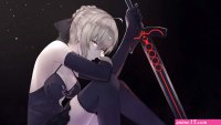 HD desktop wallpaper: Anime Weapon Blonde Glove Yellow Eyes Sword Short Ha