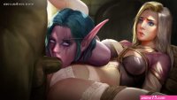 Page 7 firolian-comicsrewardissue-19tyrande-and-jaina-threesome Erofus