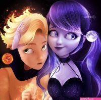 Sun and Moon AU credit:noirenette in 2020 Miraculous ladybug anime Miraculous