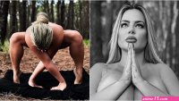 Furaco da CPI Denise Rocha faz yoga pelada e arranca elogios: Obra de arte