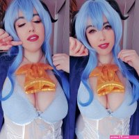 3 3 3 Preview de mi cosplay de Ganyu Sexy Lingerie Version :3