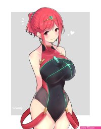 Pyra alt hair Xenoblade Chronicles 2 Know Your Meme