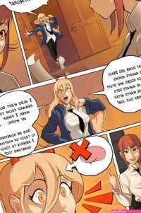Porn comic Chainsaw Man Comic. Timbo Cactus Sex comic redhead babe with