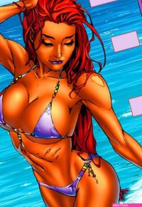 Starfire Super hero costumes Starfire comics