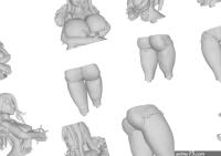 Orochimaru anime girl with huge tits 3d model by 3dPrintingmodelsHOT on DeviantArt