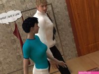 Dad has helped to pick up the dress to a daughter Sex Comic