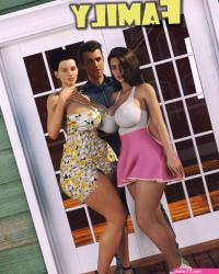 Porn comic Perfect Family. Chapter 1. Daval3D Sex comic hot brunette discovered