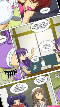 Commission: CLANNAD diaper story