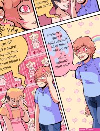 SelkiePrince on X: Another commissioned comic featuring Sirila and one lucky shopper Pages 1-2 sissy femdom abdl Abdlart feminization