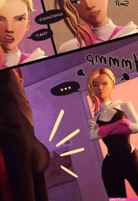 Porn comic Inside the Spider Verse. Gomiqo Sex comic blonde Gwen was
