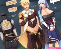 Aether and Kamisatos Emotional crisis porn comic