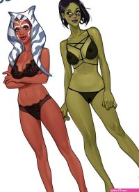 Porn comic Barriss and Ahsoka. Chapter 1. Star Wars. Olena Minko. Sex comic hot foreign students