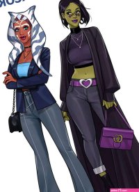 .. Barriss and Ahsoka. Olena Minko.. Barriss and