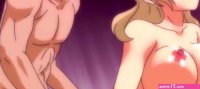 Redhead anime girl bound with ropes and used as sex slave