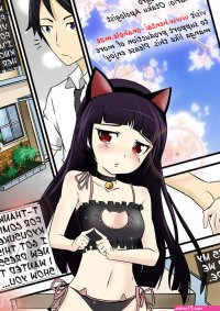Kuroneko Gets Anal Fucked In Cat Keyhole Bra And Panty Set comic porn