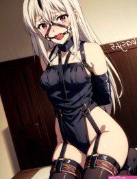 Ninym Ralei in Bondage and Ball Gagged by basjh5 on DeviantArt