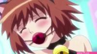 Cat Girl Anime Ball Gagged HD