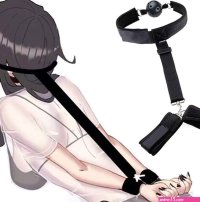 Bondage Set BDSM Sex Toy with 2 Handcuffs and Mouth Gag Sex Toy Handcuffs Bondage Sets SM Ball Gag for Couples Adults Back Restraint Cosplay SM Erotic Sex Toys : Amazon.de: Health