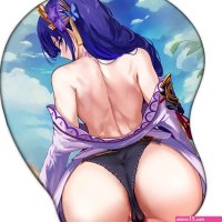 Genshin Impact Ganyu Raiden Shogun Sexy Big Ass 3D Oppai