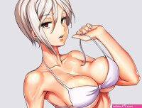 Shokugeki no Souma anime girls big boobs Nakiri Alice anime bikini