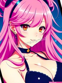 Sexy Kawaii Anime Manga Girl Pink Hair Big Boobs Cute Face Poster for Sale by AnimeMangaGirls