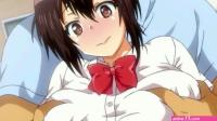 Man fucks a big boobs girlfriend in a train hentai