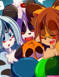 Boob hug! by Tiger1001 -- Fur Affinity dot net