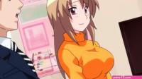 Anime chick gets boobs and pussy rubbed