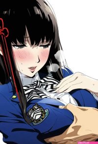 Persona girls getting their boobs fondled